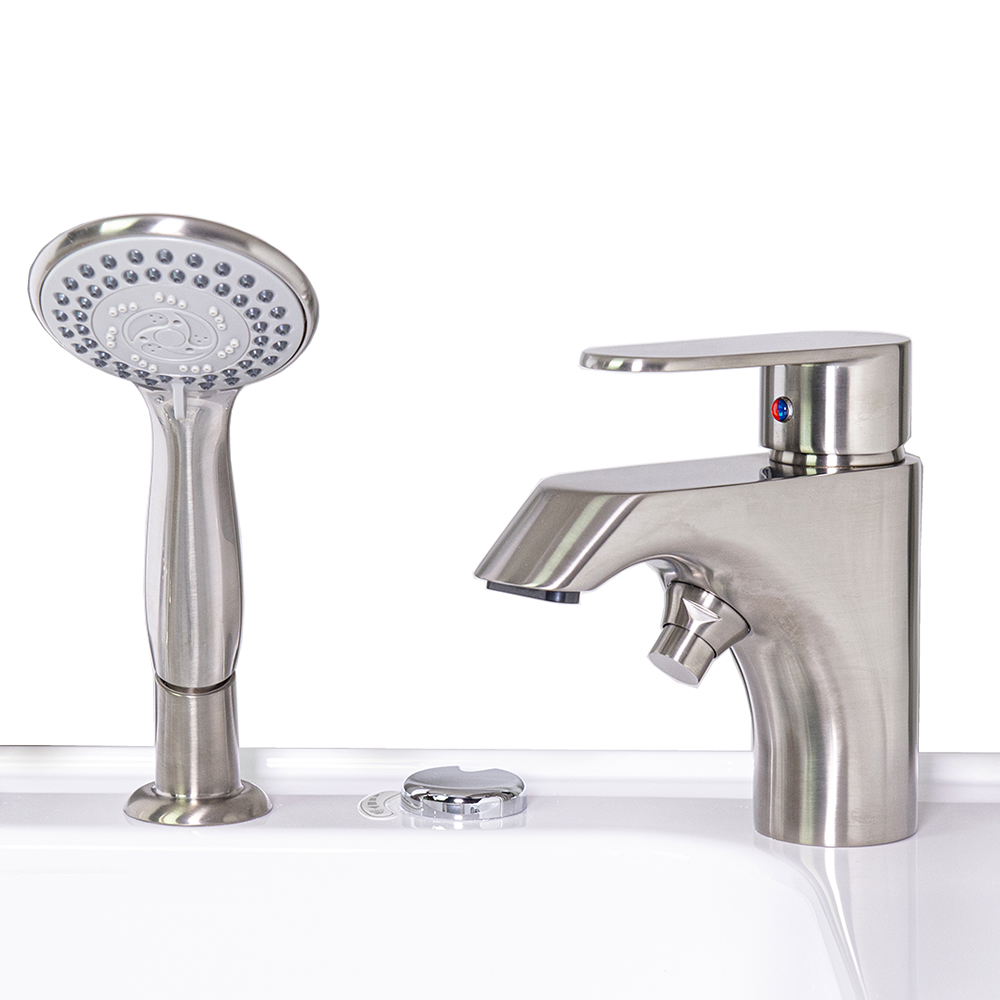 Ella 2 Piece Fast Fill Faucet in Brushed Nickel